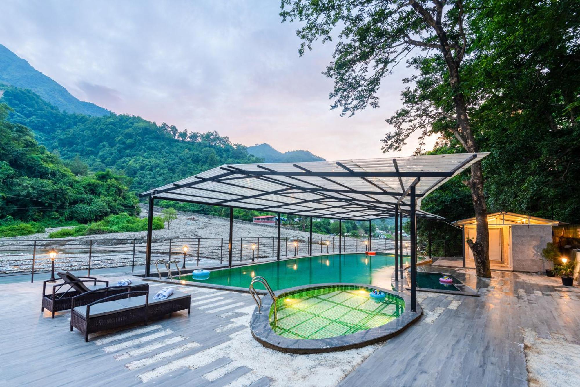 Dls Divine River Resort And Spa, Rishīkesh Dış mekan fotoğraf