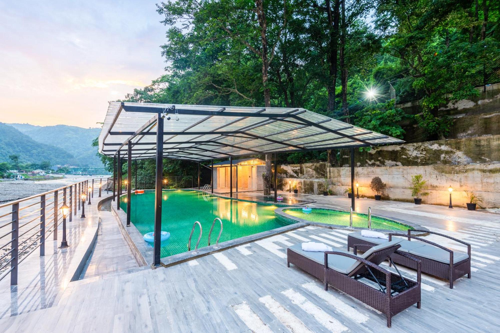 Dls Divine River Resort And Spa, Rishīkesh Dış mekan fotoğraf